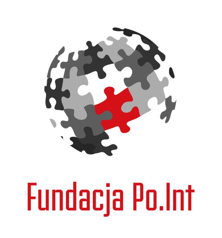 Fundacja Po.Int – czerwony napis